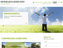 Tablet Screenshot of griffinwellnesscenter.com